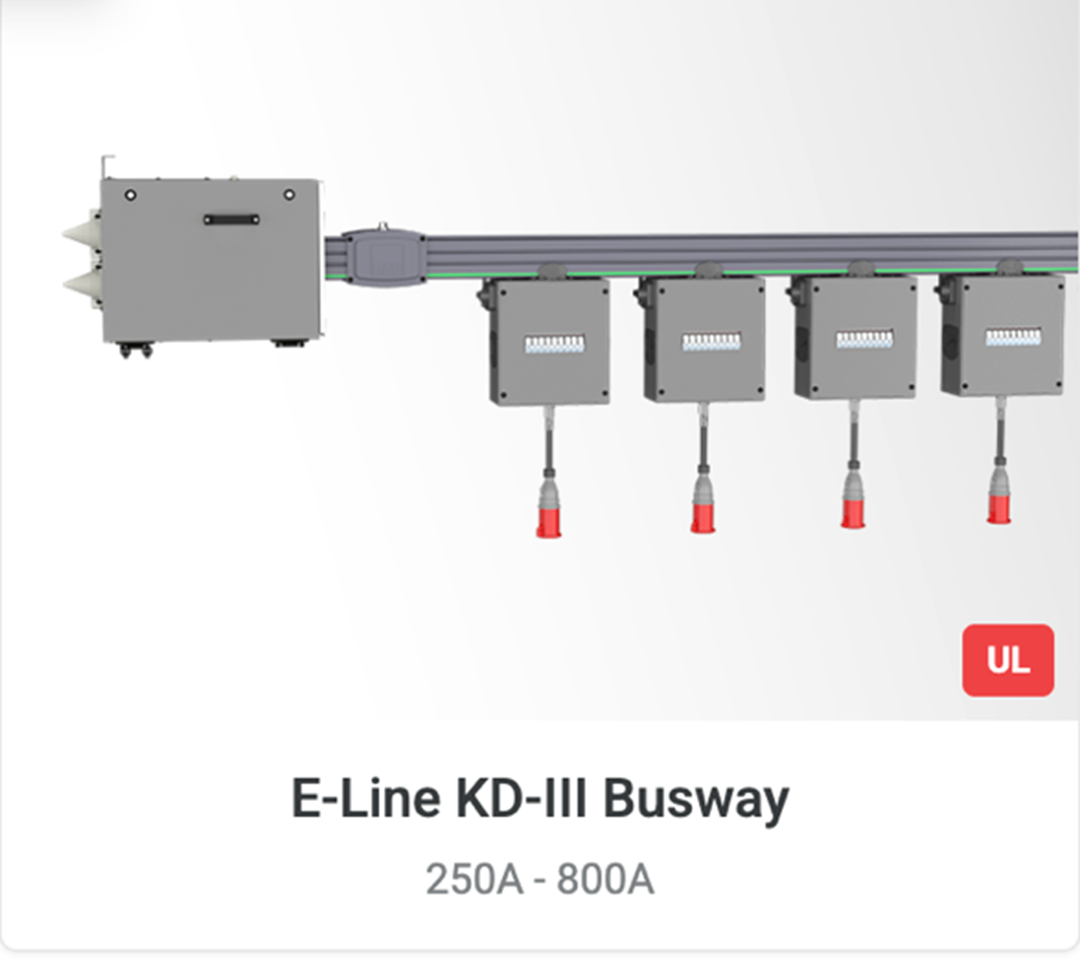 Data Rack Busway: E-Line KD-III (250A–800A)